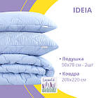 Набір Лаванда: ковдра 200х220 (1шт.) та подушки 50х70см (2шт.), фото 2