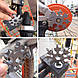 Мультитул викрутка 18 в 1 у формі сніжинки Snowflake Wrench Tool, фото 5