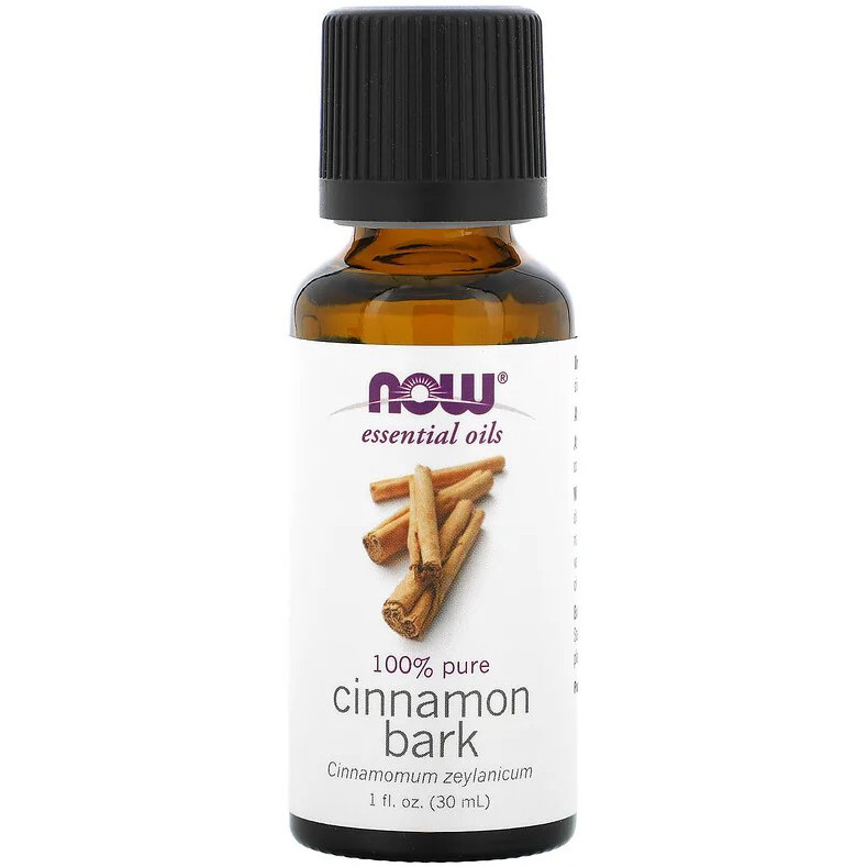 Ефірна олія кори кориці NOW Foods, Essential Oils "Cinnamon Bark" (30 мл), фото 1