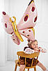 PD 43" Фольговані кулі фігури. Метелик. Foil balloon Butterfly pink 120x 87cm, в УП, фото 3
