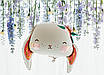 PD 26" Фольговані кулі фігури. Кролик. Foil balloon Rabbit 65x55 cm, в УП, фото 5