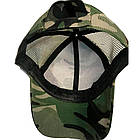 Чоловіча кепка зсу із сіткою Світлий дубок / Бейсболка-кепка літня, фото 5