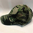 Чоловіча кепка зсу із сіткою Світлий дубок / Бейсболка-кепка літня, фото 7