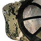 Чоловіча кепка зсу із сіткою Світлий піксель / Бейсболка-кепка літня, фото 3