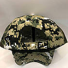 Чоловіча кепка зсу із сіткою Світлий піксель / Бейсболка-кепка літня, фото 6