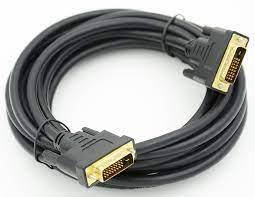 Кабель DVI 1.5 m Merlion (YT-DVI(M)/(M)NY/RD-1.5m) чорний (пакет)