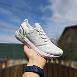 Жіночі кросівки Adidas Ultraboost білі адідас повсякденні демісезонні адідас легкі сітка, фото 10