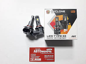 Лампа LED Type33 радіатор HB3 12-24V 5000K к-т Cyclone
