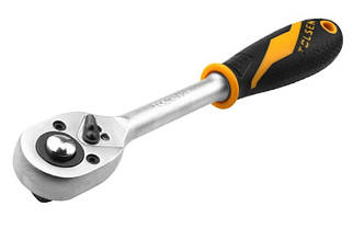 Реверсивна храповий ключ тріскачка 1/4 з перемикачем, CrV, TOLSEN 15120