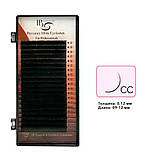 Вії вигин СC 0.12 (20 рядів: 09-10-11-12 мм) I-Beauty, фото 3