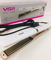 Утюжок выпрямитель для волос VGR V-522 с турмалиновым покрытием White