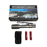 Тактичний ліхтар Bailong 2804-T6 сірий, фото 3