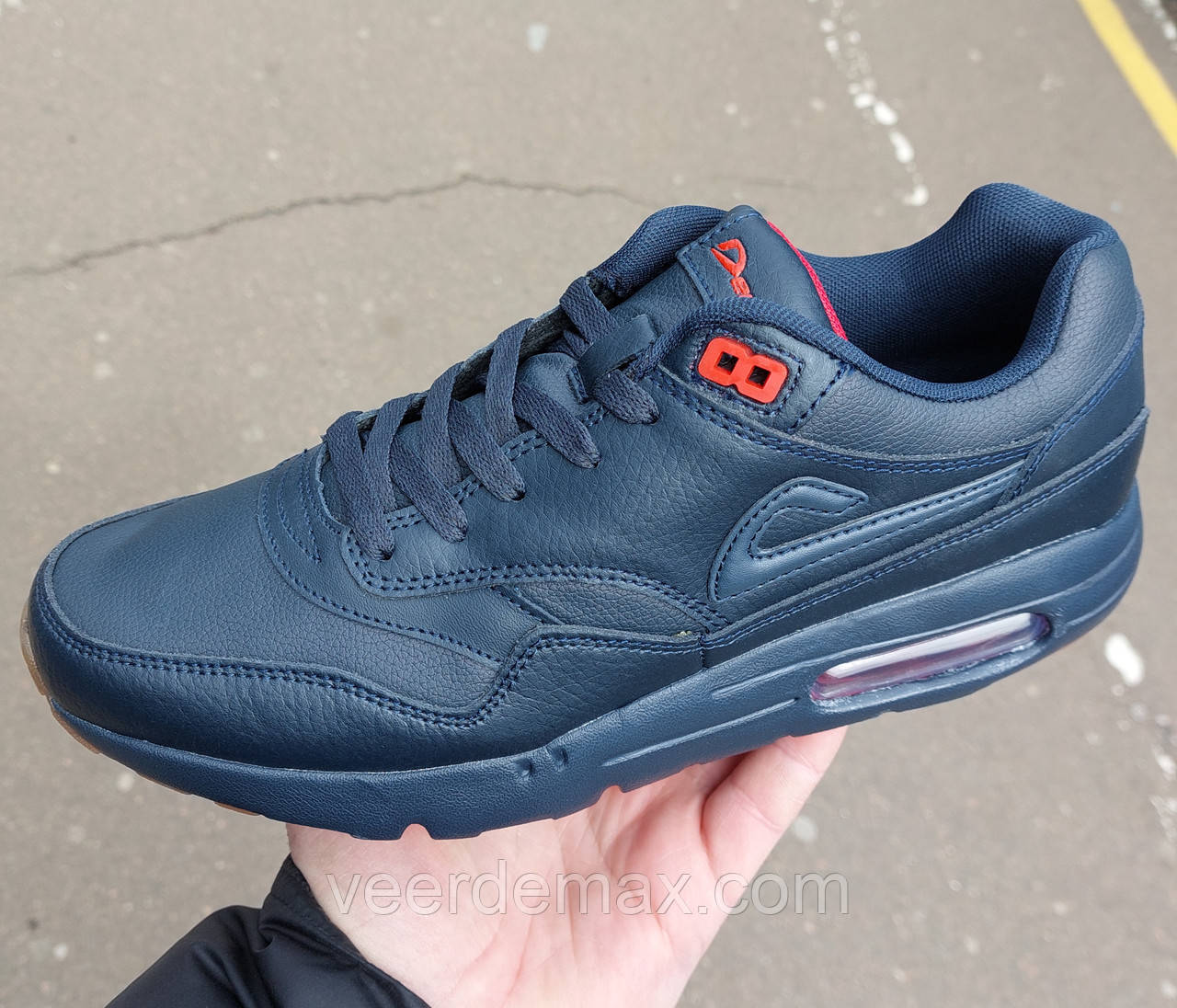Чоловічі шкіряні кросівки Demax (Air Max 87) розміри 41 - 46