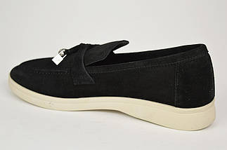 Лофери жіночі Lonza 3041 40 Чорні замша 37, фото 4