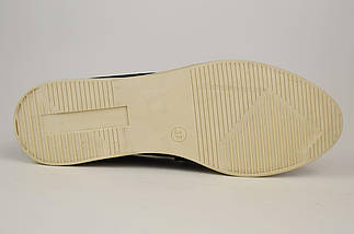 Лофери жіночі Lonza 3041 40 Чорні замша 37, фото 5