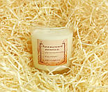 Свічка "Захисний вогонь від начальника, від сусідів, від свекрухи" з соєвого воску, крафтова- Подарунок жарт, фото 2