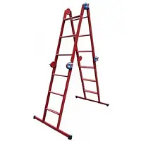 Драбина шарнірна "Метал" 4х3, для монтажу натяжних стель