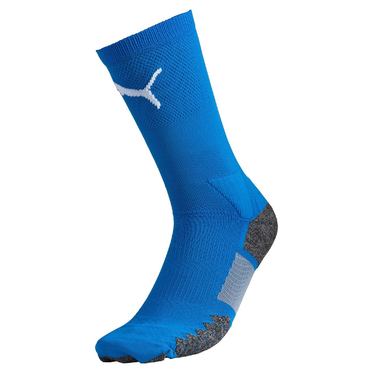 Шкарпетки спортивні для гри у футбол Puma Match Crew Socks 702660-02( блакитні)