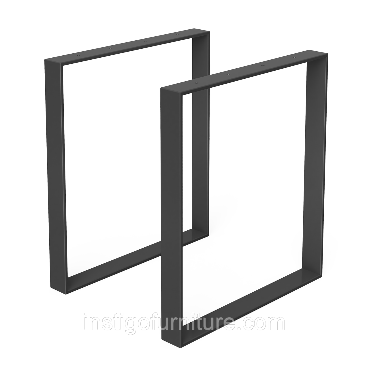 Опора ніжка для столу з металу 600×70mm, H=730mm