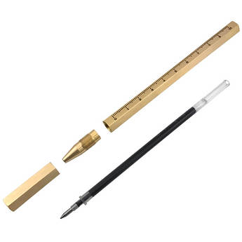 Латунна ручка з лінійкою YYEDC Pencil