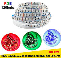 Светодиодная лента LEDTech RGB 5050 ip20 120led/m многоцветная премиум