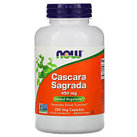 Крушина NOW Foods "Cascara Sagrada" 450 мг (250 капсул)