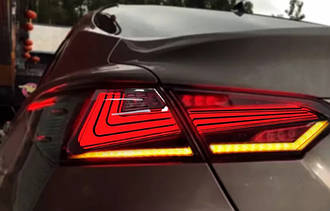 Задні LED ліхтарі Toyota Camry XV70 2018+ г.в. Тойота Камри 70