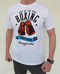 Футболка Боксерська Бокс Біла. Футболки Бокс