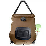 Туристичний душ 20 л Портативний переносний літній кемпінговий душ, фото 5