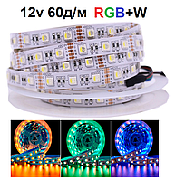 Світлодіодна стрічка LEDTech RGBW 5050 ip20 60led/m багатобарвна. Чотири в одному. Преміум