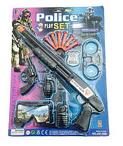 Іграшка Набір поліції AK 008 (36/2) Зброя, обмундирування поліцеського, на аркуші