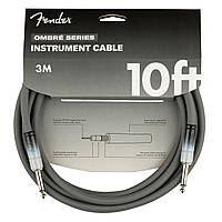 Инструментальный кабель FENDER 10' OMBRE INSTRUMENT CABLE SILVER SMOKE (3 м)