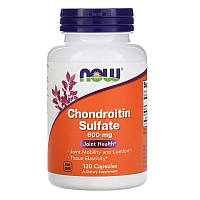 Хондроитин сульфат NOW Foods "Chondroitin Sulfate" здоровье суставов, 600 мг (120 капсул)