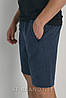 48,50. Чоловічі трикотажні зручні шорти ST-BRAND - сині (джинс), фото 3
