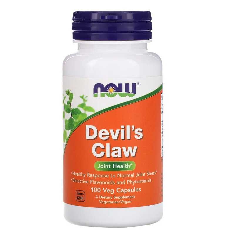 Диявольський кіготь NOW Foods "Devil's Claw" для здоров'я суглобів (100 капсул)