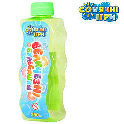 Запаска до мильних бульбашок 2058-41 "Сонячні ігри" іграшка для дітей вулиці великі бульбашки велика упаковка