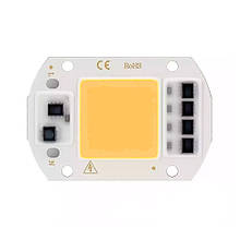 Світлодіодна матриця з драйвером COB LED 50 Вт 4500 лм 220 В, тепл. біла