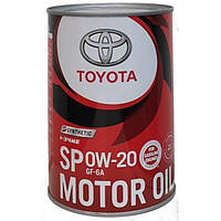 Моторное масло синтетическое Toyota 0W20 SP/GF-6A 1 л