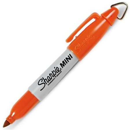 Маркер перманентний жовтогарячий Sharpie Mini