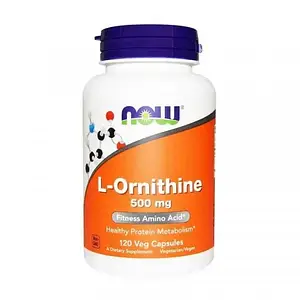 NOW FOODS ORNITHINE 500 mg 120 VCAPS