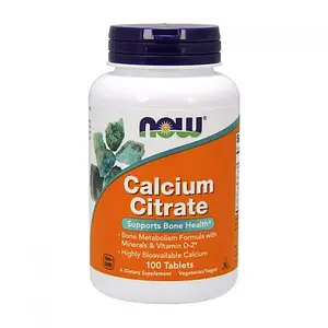 NOW CALCIUM CITRATE W/MIN 100 tab