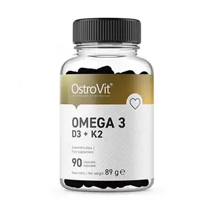 OstroVit Omega 3 D3+K2 90 caps