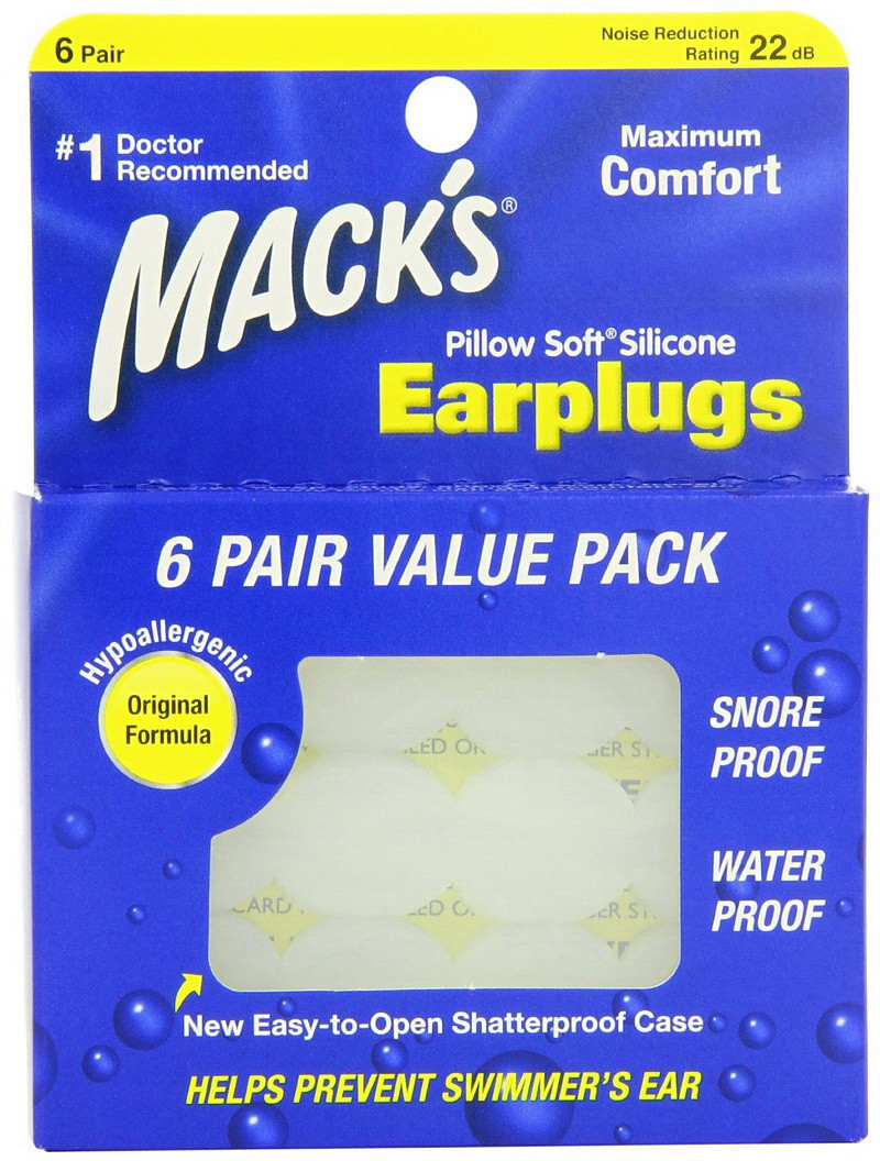Cиликоновые беруши-шарики Mack's Pillow Soft White (6 пар!). - фото 4 - id-p238839930