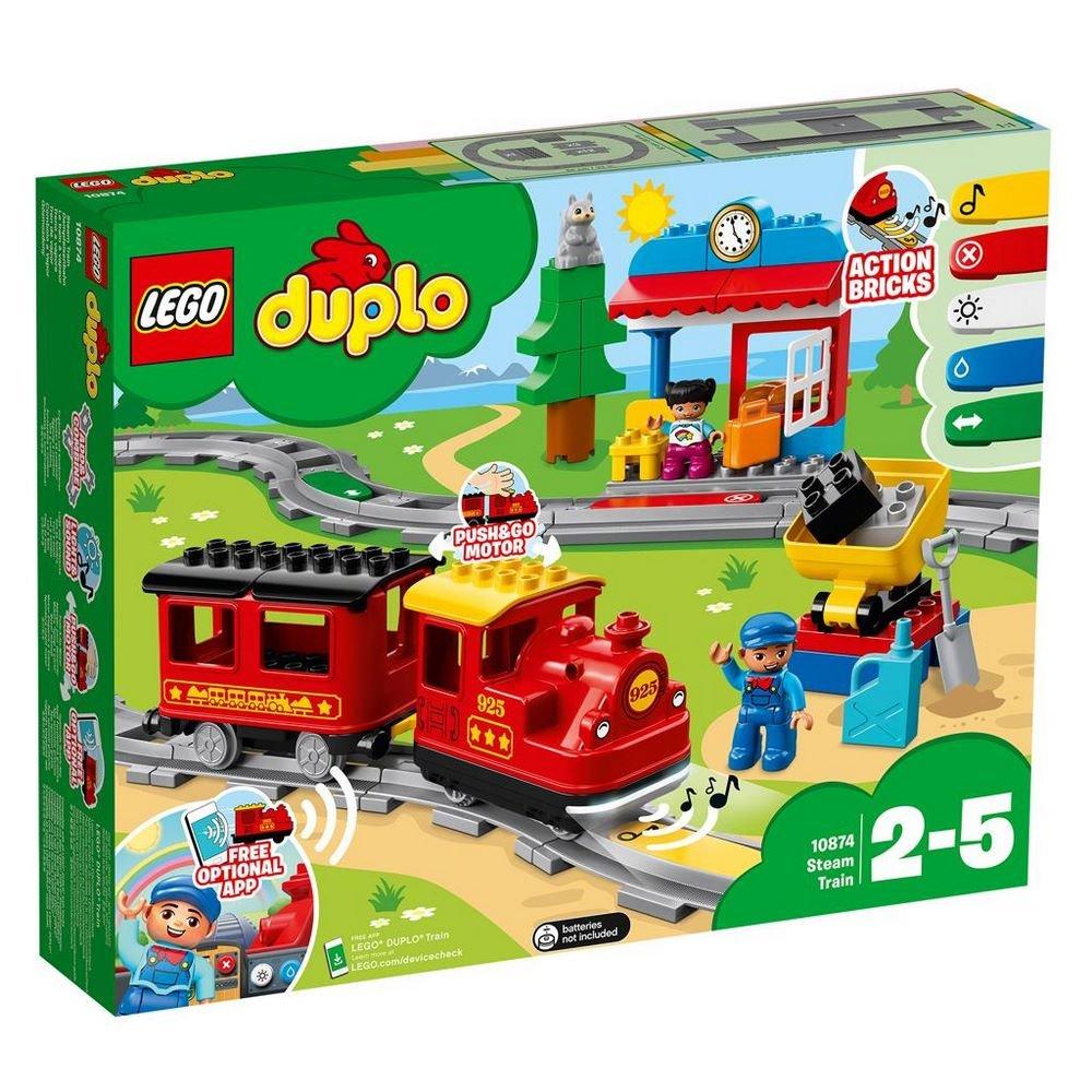 Конструктор LEGO DUPLO Паровоз 59 деталей (10874)