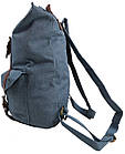 Ретро рюкзак міський 20L Retro-Ruscksack блакитний, фото 4