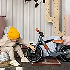 Беговел Skiddou Poul Grey для хлопчиків, легкий, з надувними шинами, вік: з 3 років, фото 6