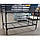 Ліжко двоярусне металеве AMF-1 з огорожею Allum б/л 90х200 см (AMF-ТМ), фото 6