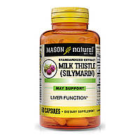 Розторопша (Сілімарін), Milk Thistle (Silymarin), Mason Natural, 60 капсул