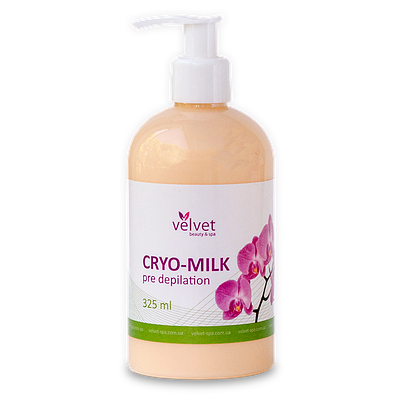 Крио-молочко до депіляції "Velveet" 325 мл.