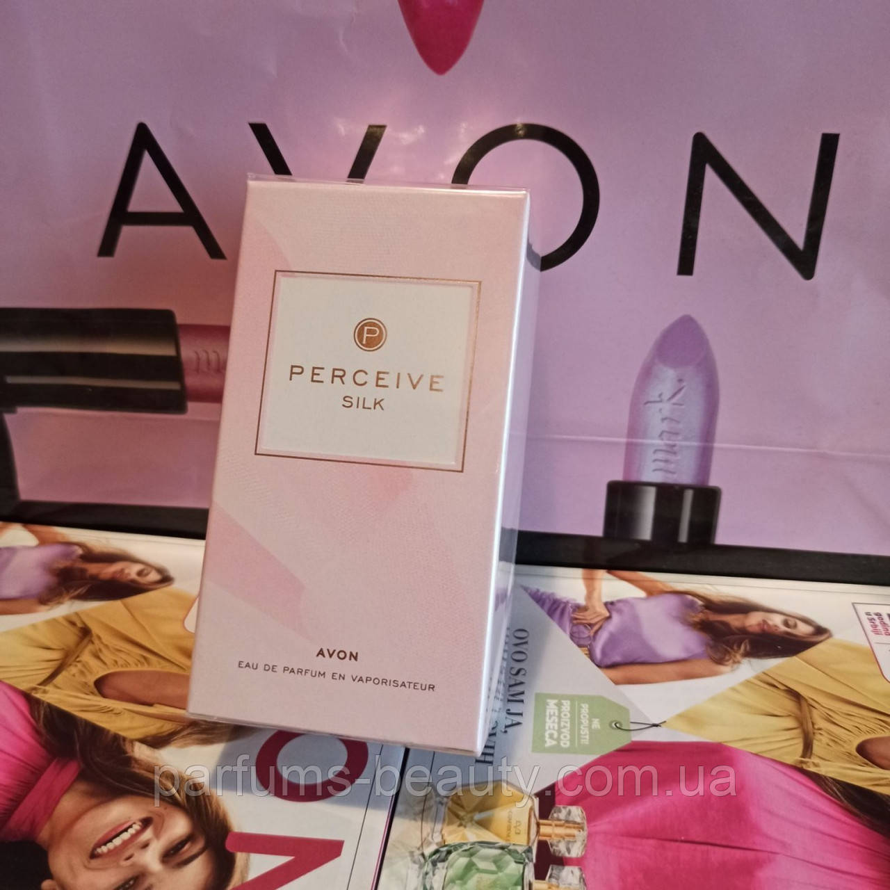 Жіноча туалетна вода Perсиve Silk 50 ml Avon Персив Силк ( рожевий)